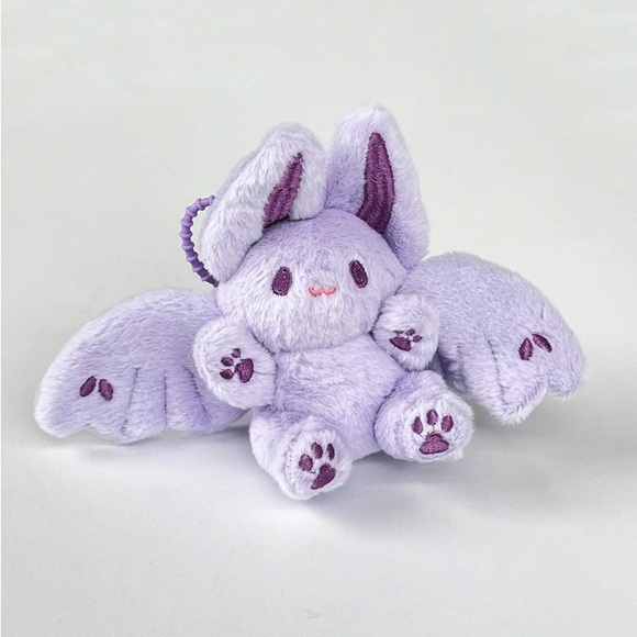 New! Any 2/$18! Bat Cartoon Plush Keychain/Backpack/Purse Charm - Picture 12 of 12